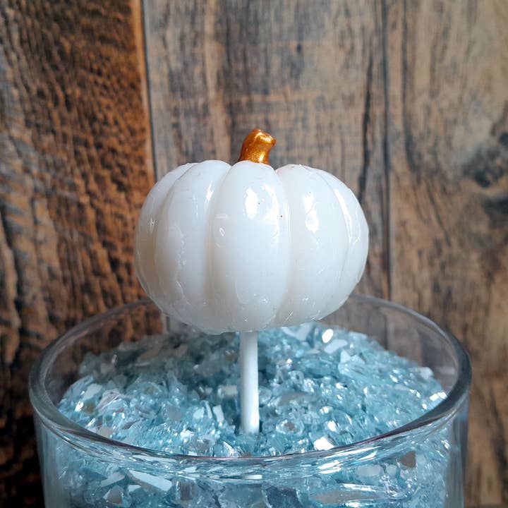 Homespun Parties - Wholesale Lollipop - 3D Pastel Pumpkin Lollipops, Halloween and Fall Candy3