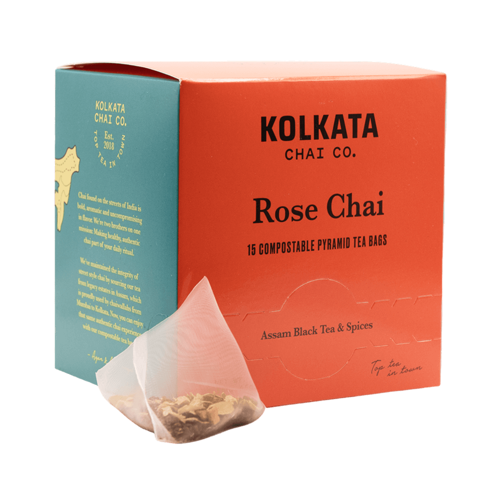 KOLKATA CHAI CO - Wholesale Tea Bags - Masala Chai Tea Bags [Case of 6]1
