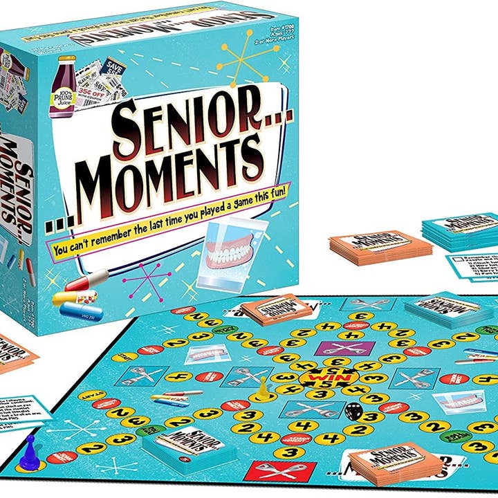 Wood Expressions - Wholesale Board Game - Senior Moments Board Game for the Whole Family