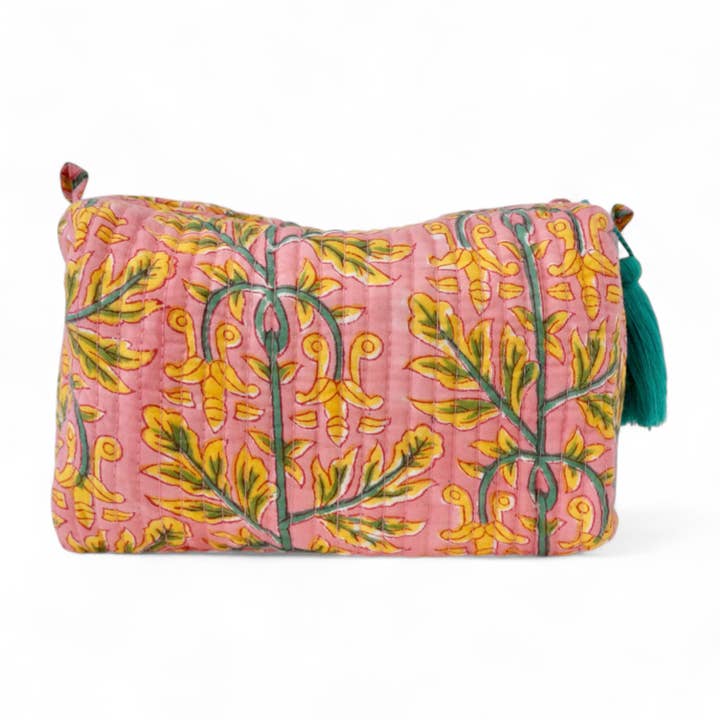 Printed cotton toiletry bag No. 78 for wholesale by Claire Beaugrand