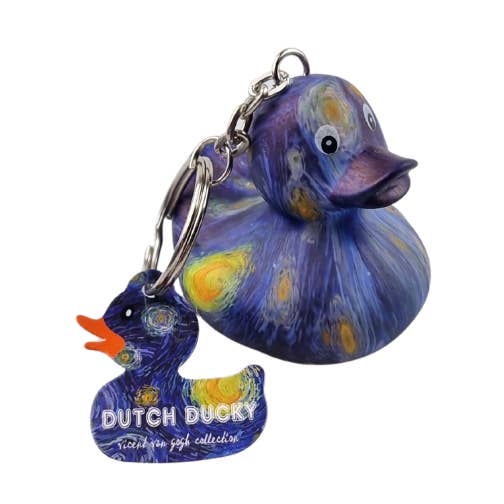 Portachiavi Ducky Notte Stellata per la vendita all'ingrosso da parte di TRAAGOODS.COM