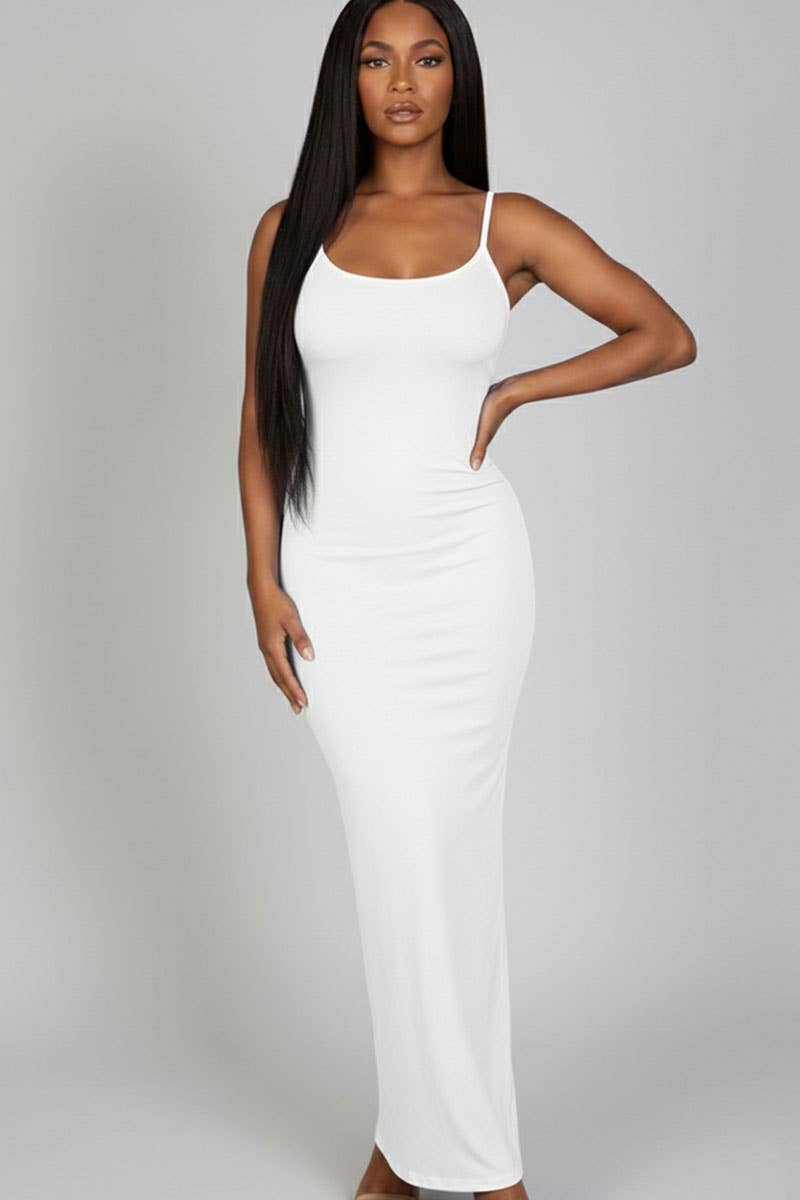 CAPELLA APPAREL - Wholesale Dress - Women's - Ribbed Mermaid Hem Cami Dress33