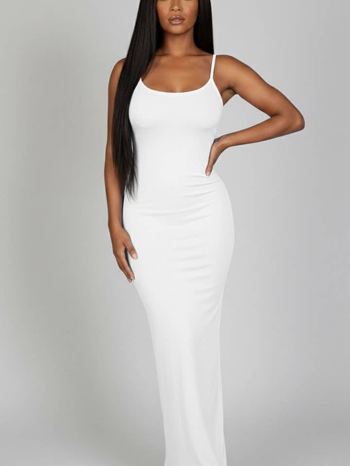 CAPELLA APPAREL - Wholesale Dress - Women's - Ribbed Mermaid Hem Cami Dress33