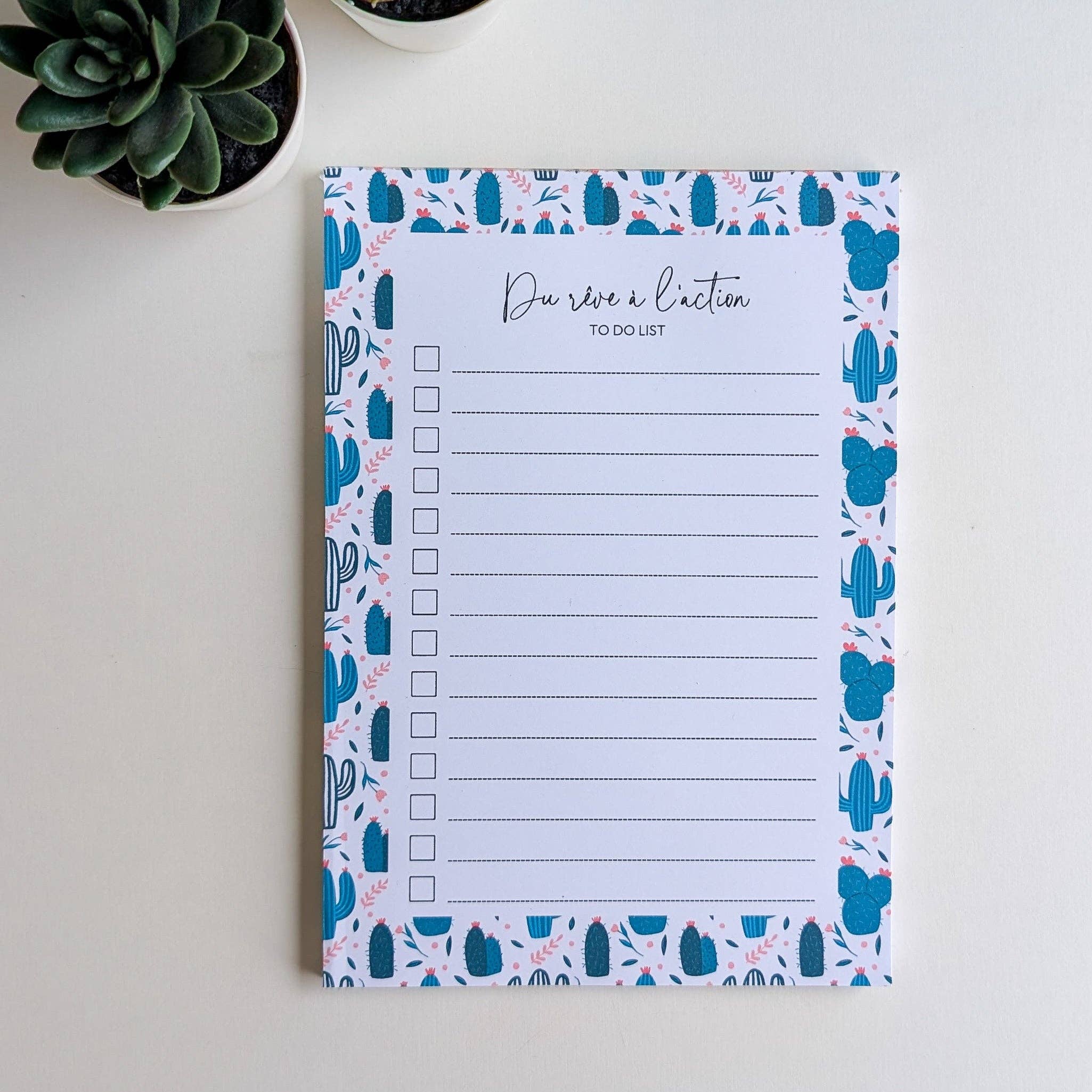 Avril & Novembre – wholesale Planner – To-Do List A5 - Cactus & Flowers0