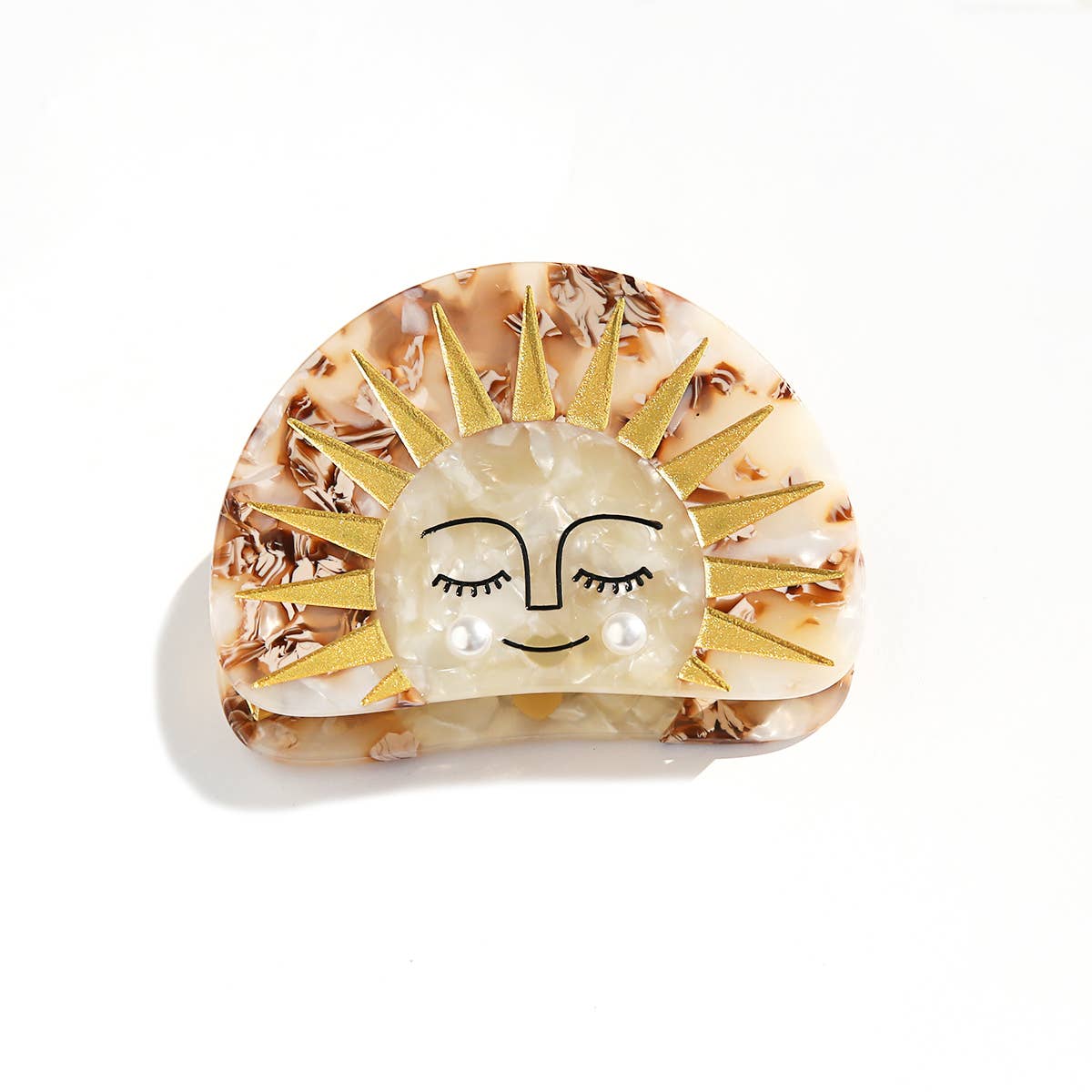 Kingston Jewellery - Wholesale Hair Clip - Women's - Golden Sun Claw3