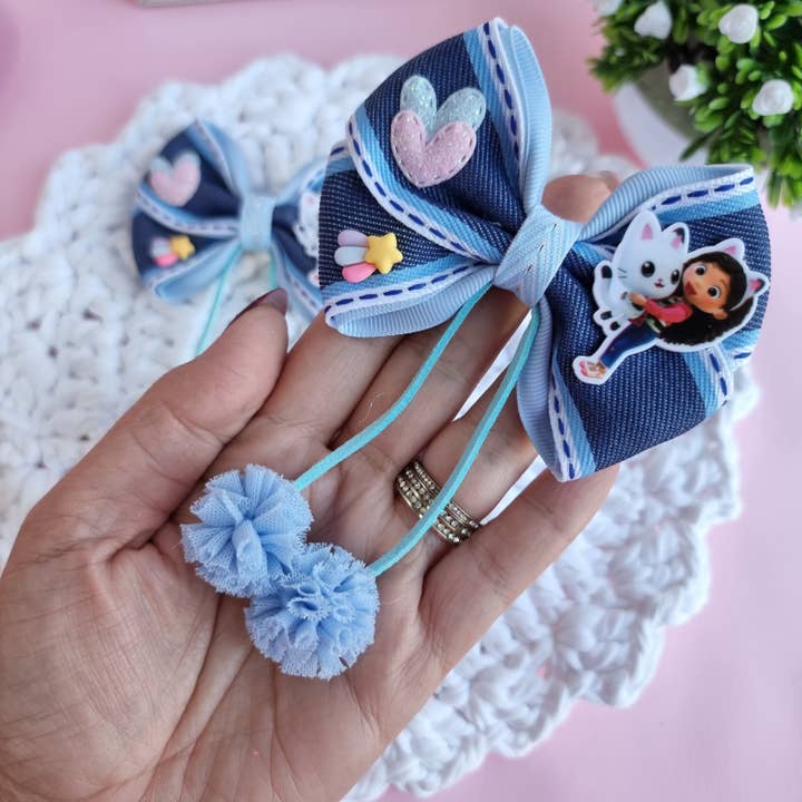 Blå magiske cassbuer for engroshandel hos Laços e acessórios BabyGi