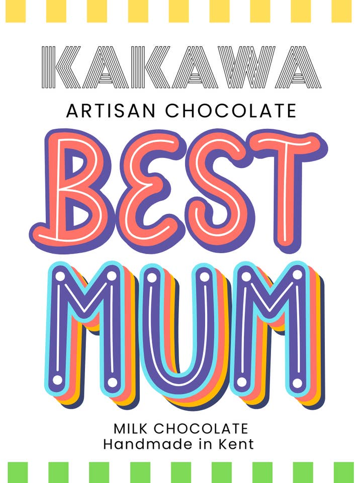 Best Mum - The Chocolate Lovers Mini Bloc Collection (5x96g) for wholesale by Kakawa Artisan Chocolate & Co Ltd