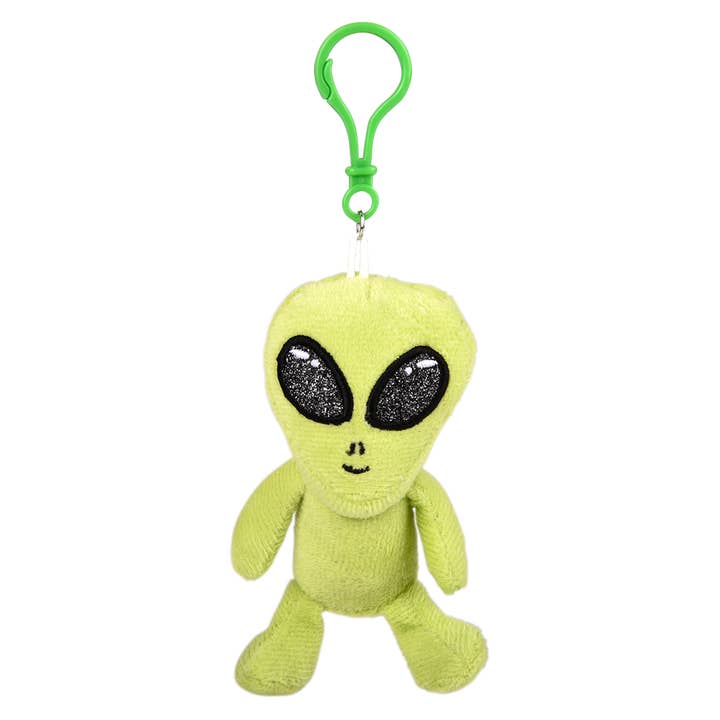 The Toy Network - Wholesale Stuffed/Plush Toy - Kids & Baby - (T) 3" GALACTIC ALIEN BACKPACK CLIP1