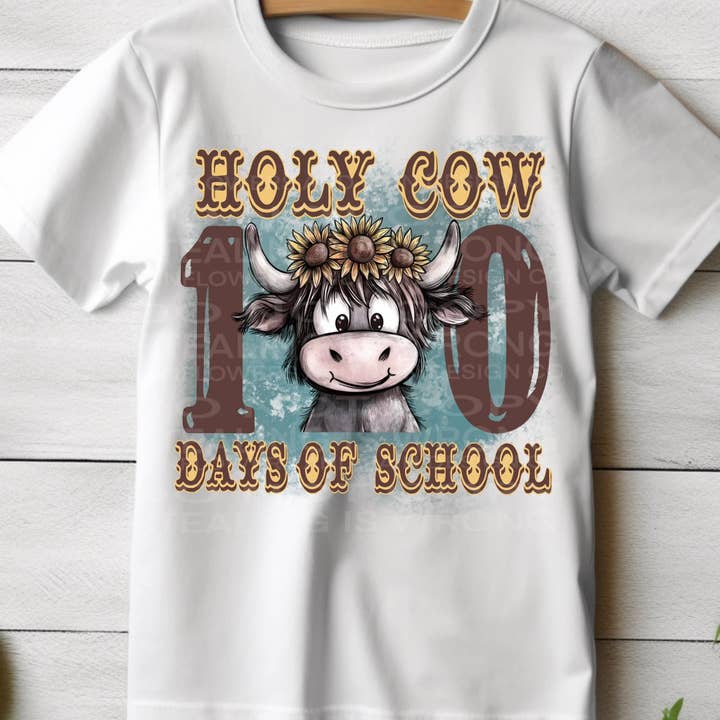 Holy Cow 100 Days T-shirt for wholesale by Hello Sunshine Boutique