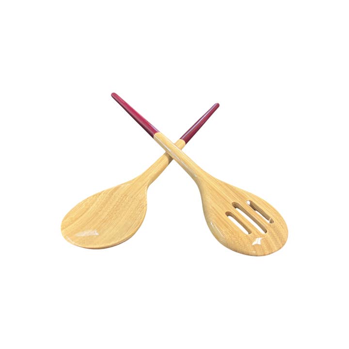 albert L. (punkt) Inc. - Wholesale Serving Utensil - Refined Bamboo Server Set6