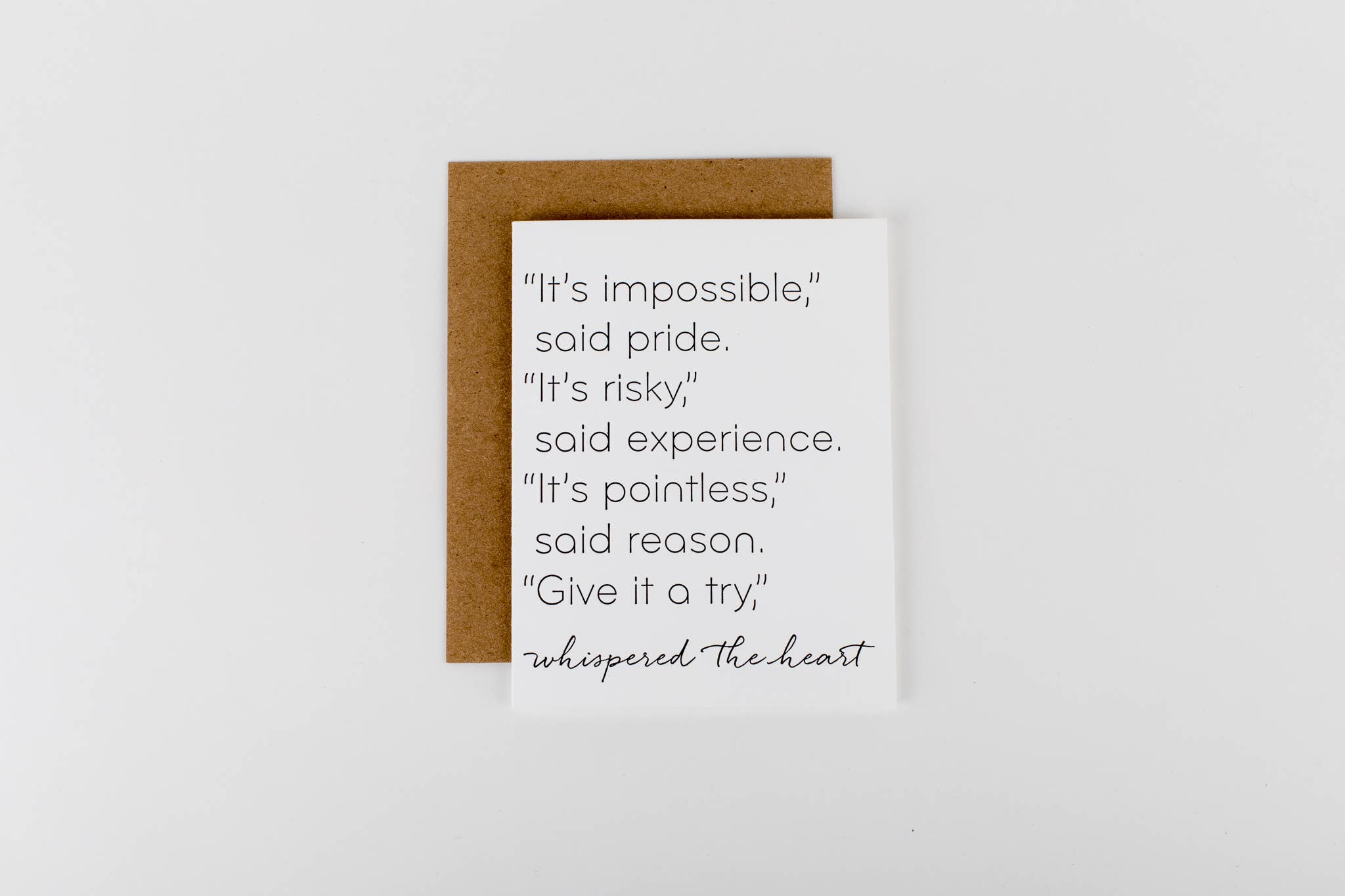 Wrinkle & Crease Paper Products - Wholesale Everyday Greeting Card - Heart Whispers Greeting Card1