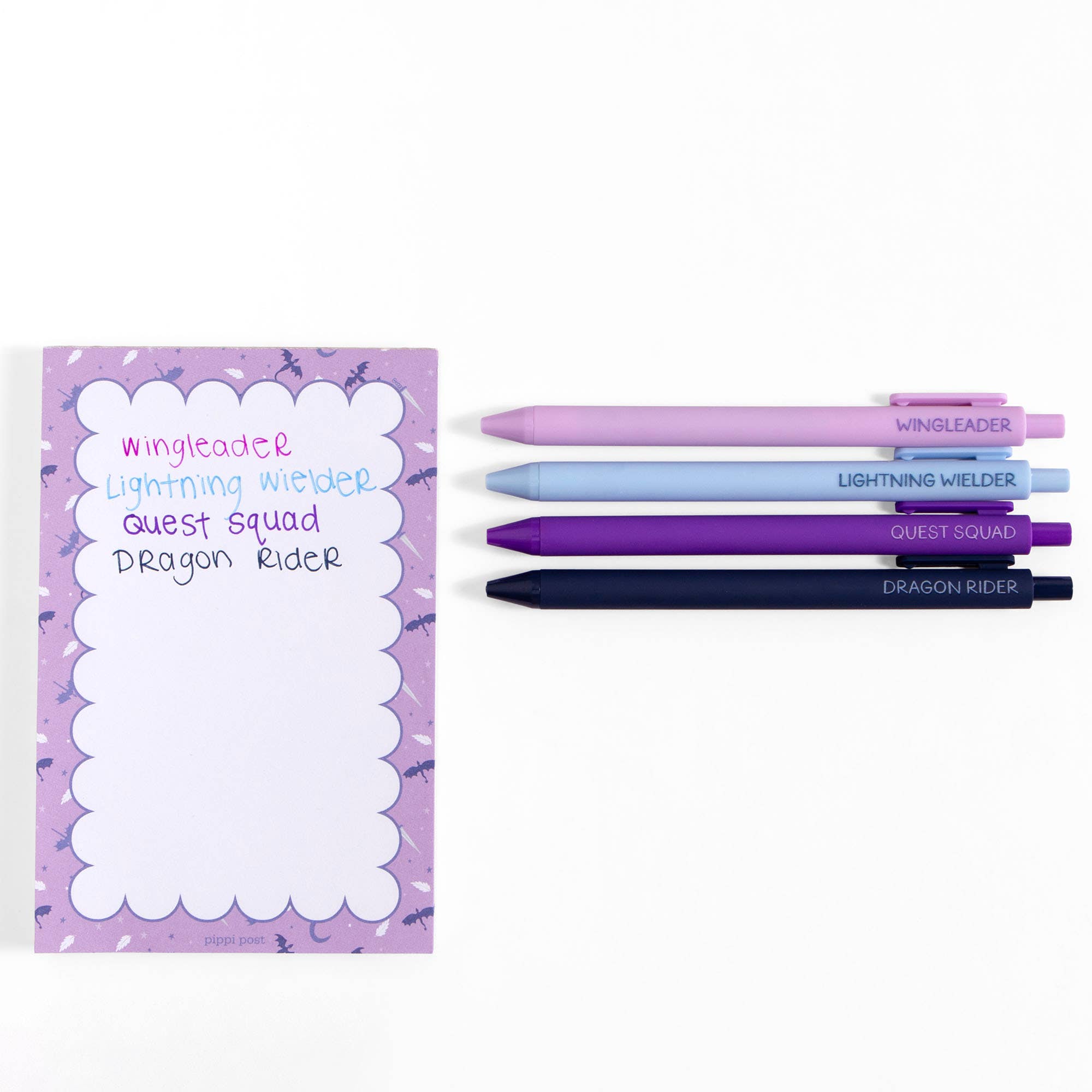 Pippi Post - Wholesale Pen - Romantasy Riders Quadrant Pen Set2