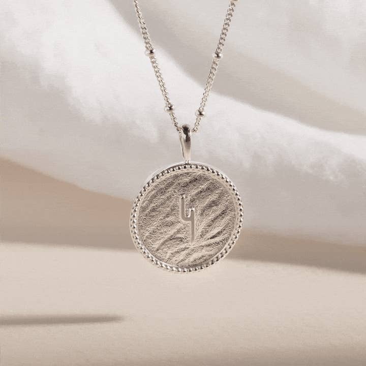 Claire Hill Designs – Großhandel Kette mit Anhänger/Charm – "Hoffnung" Silbermünzen-Halskette