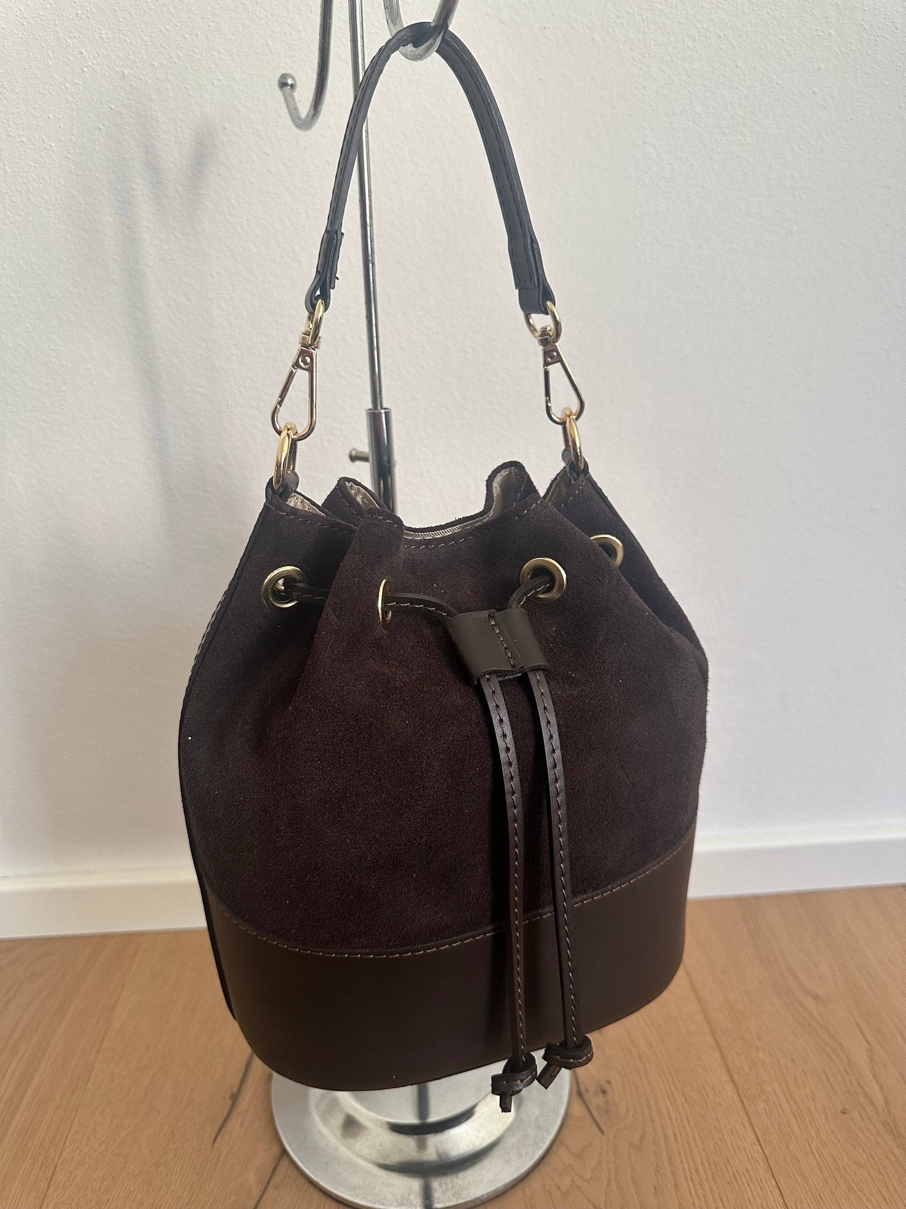 Zhade – Bolsa de ombro – Mulher por atacado – BALDE CLÁSSICO - CAMURÇA17