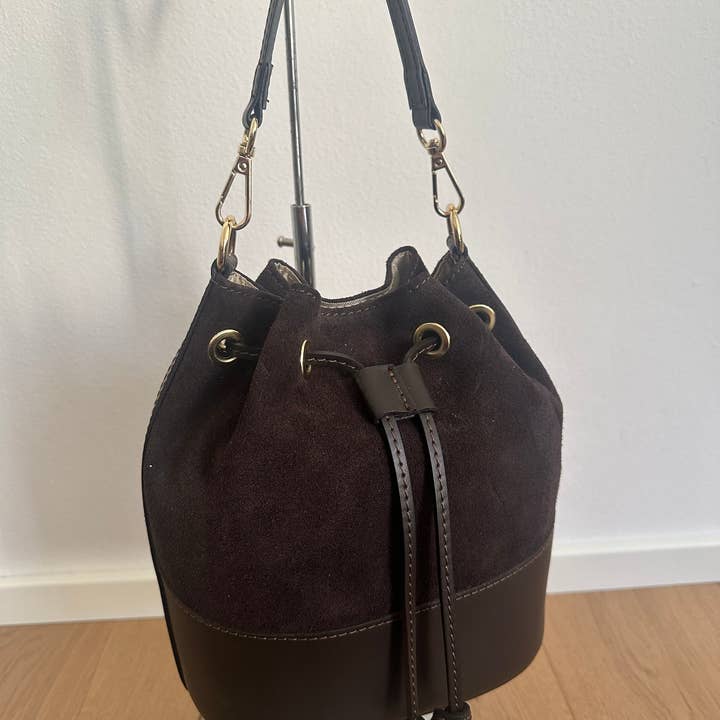 Zhade – Bolsa de ombro – Mulher por atacado – BALDE CLÁSSICO - CAMURÇA17