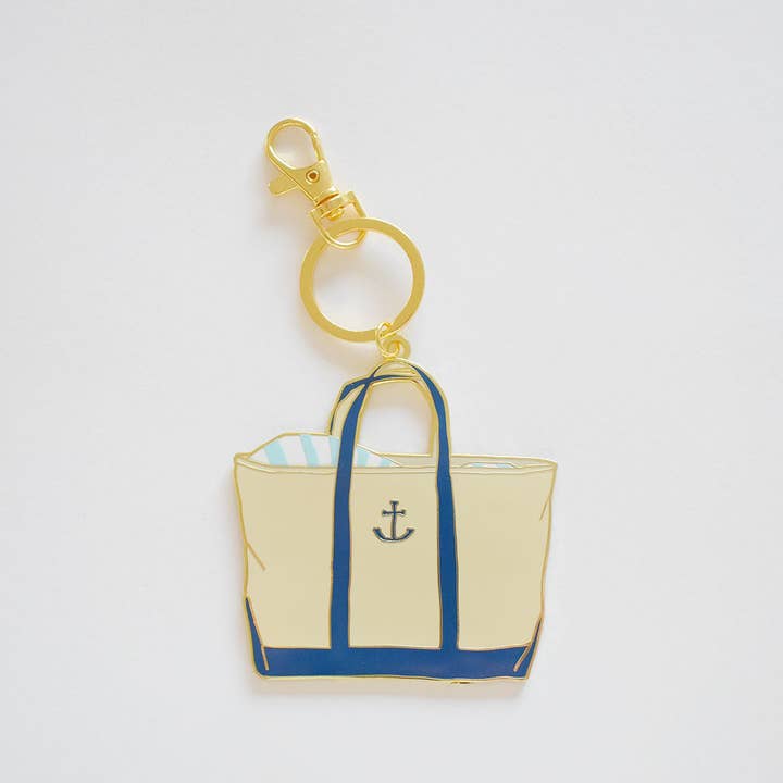 Canvas Tote Bag Charm for wholesale by Sara Fitz