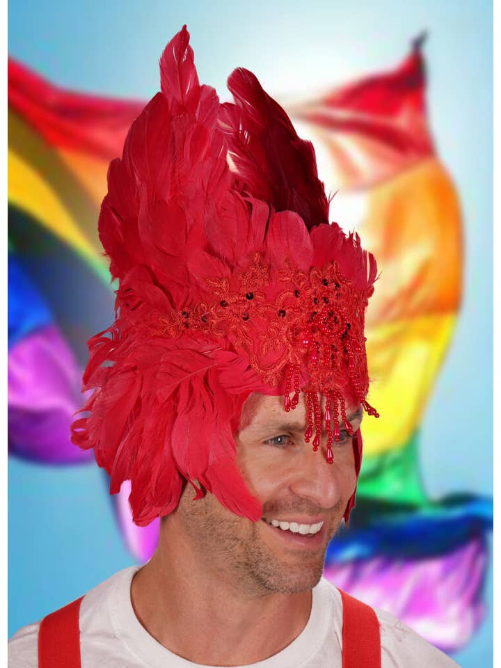 Western Fashion - Wholesale Costume - Men's - 63012 - Costume Headpiece Beaded