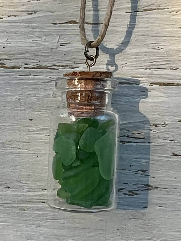 Mini bottiglia di ornamenti in vetro marino per la vendita all'ingrosso da parte di Glass Mermaid Makings