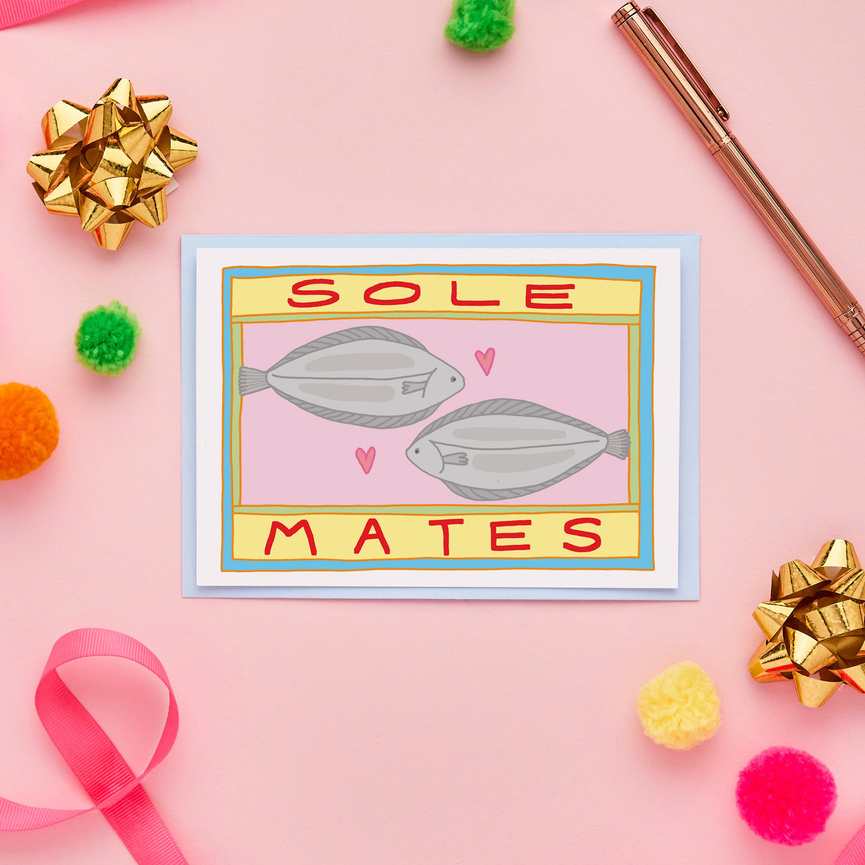 You've Got Pen On Your Face - Wholesale Anniversary Card - Sole Mates Anniversary Card | Funny Wedding Card | Valentine1