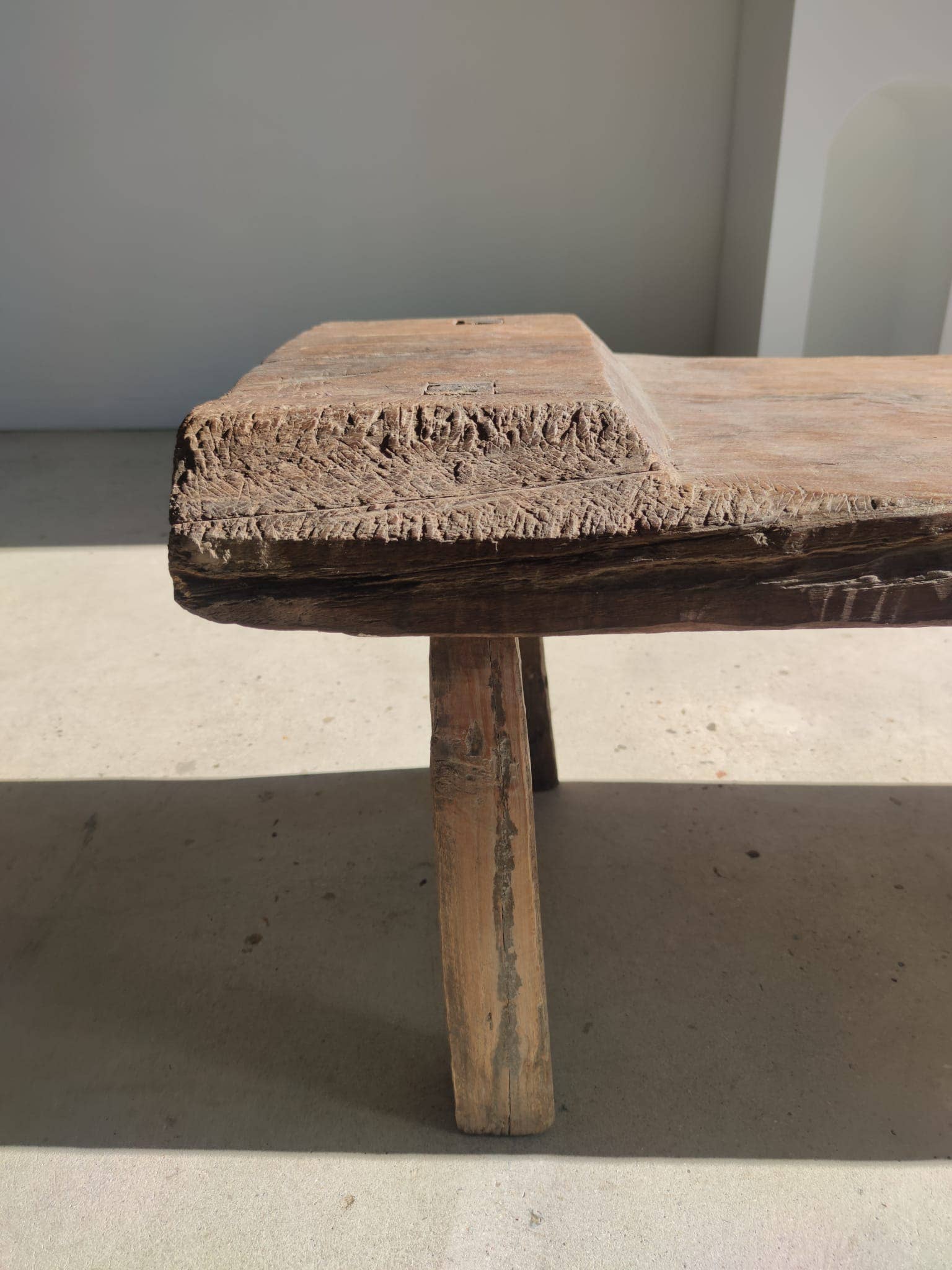 Office Objets - Wholesale Bench - Very large antique teak bench H:50cm L:2m0642