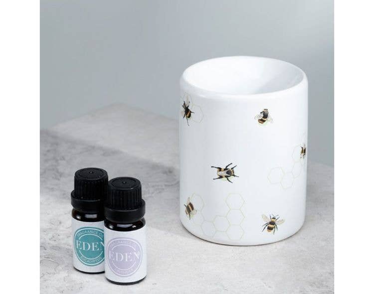 Crystal Magick Wholesale Ltd - Vendita all'ingrosso Scaldaolio - Bruciatore a olio in ceramica stampata con api2