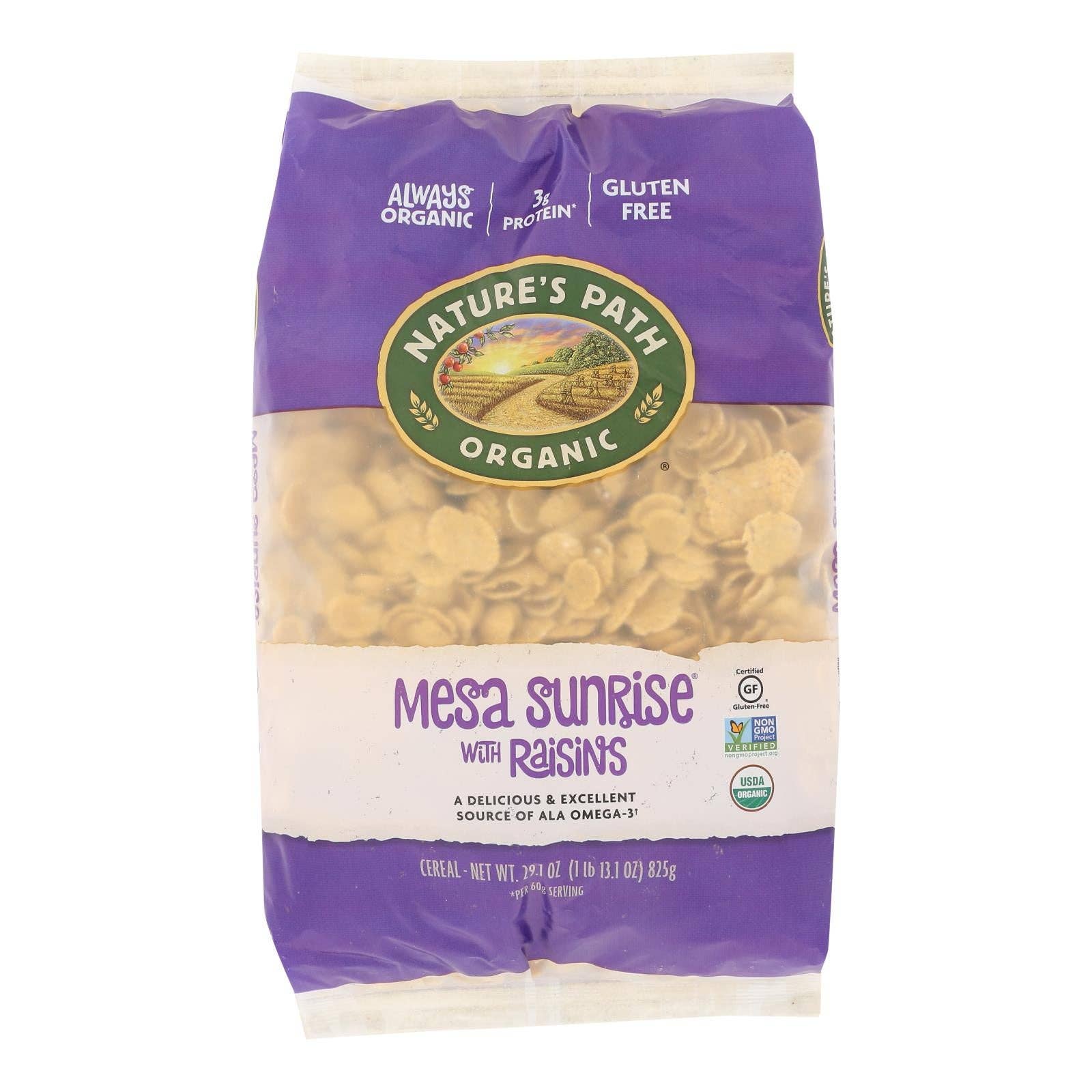 Ware Spark - Wholesale Breakfast Cereal - Nature's Path Organic Mesa Sunrise Flakes With Raisins - Case Of 6 - 29.1 Oz.0