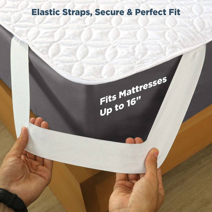 Cottonpassion_US - Wholesale Mattress Pad/Protector - Waterproof Mattress Protector With Strap Mattress Cover