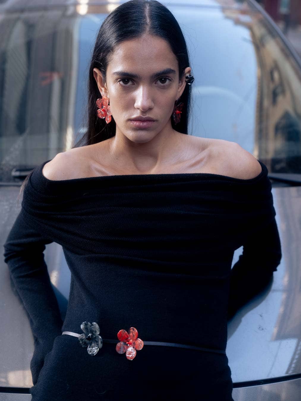 Levens Jewels - Vendita all'ingrosso Orecchini pendenti - Orecchino Singolo Maxi Fiore11