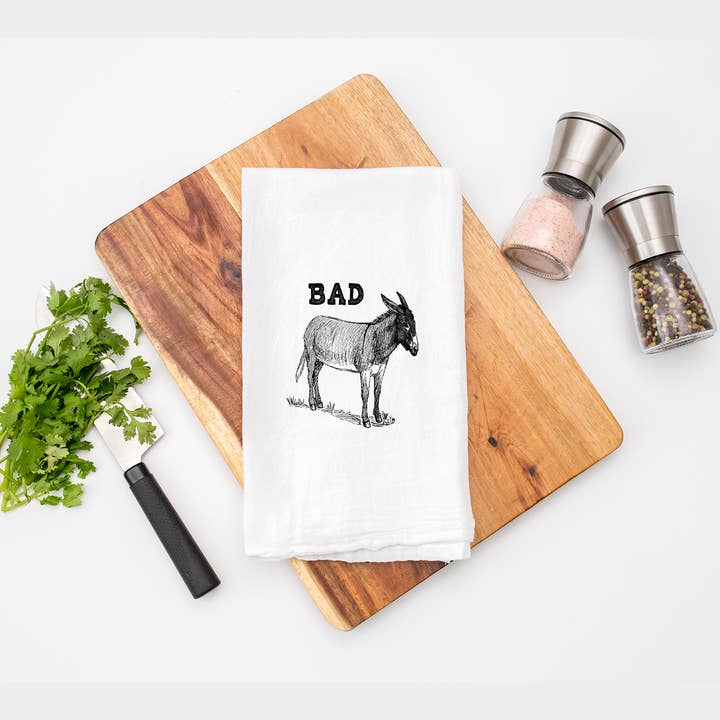Calm Down Caren – wholesale Tea towel – Bad Ass Kitchen Tea Towel