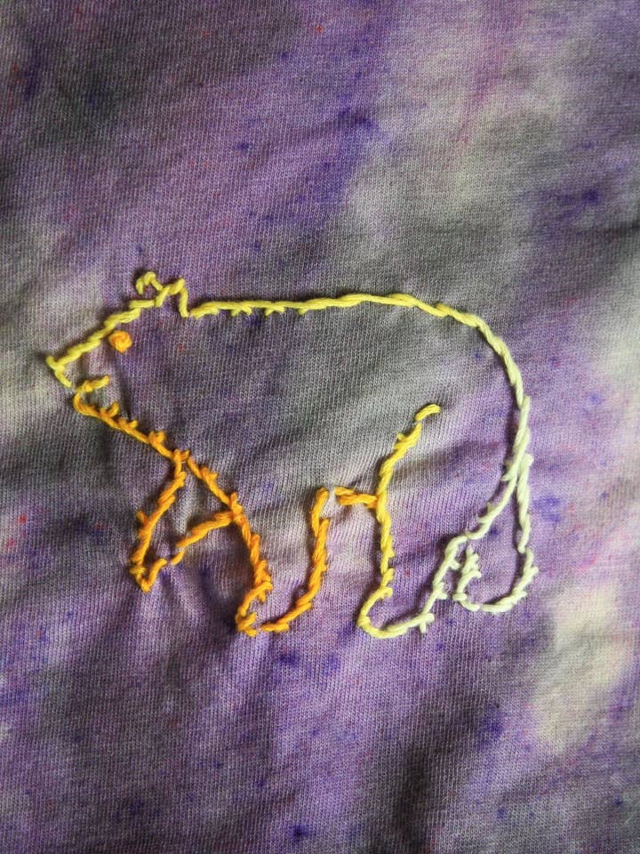 T-shirt Lone Bear (MD54) pour la vente par Hearts Undone