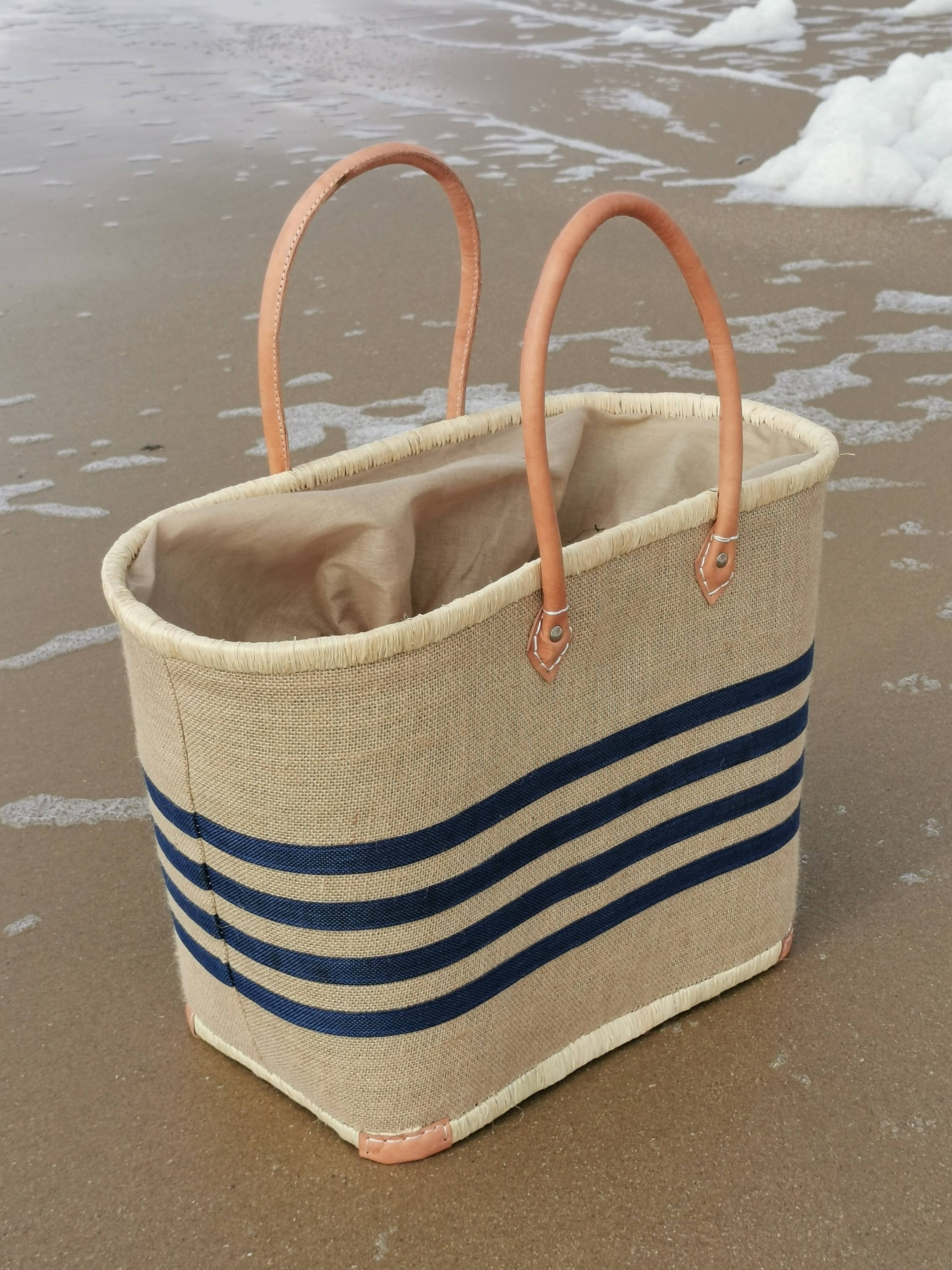 Nature et Fibre – Großhandel Strandtaschen – XL XXL Strandtasche im Matrosenstil aus Jute4