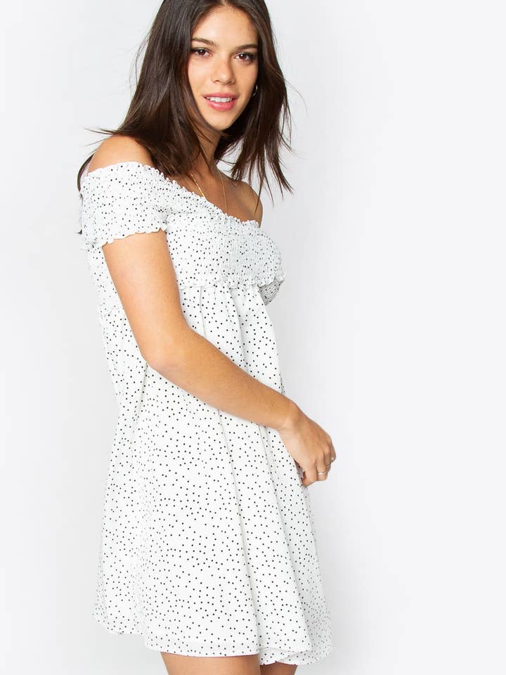 Edina Off The Shoulder Dress for wholesale by Sugarlips