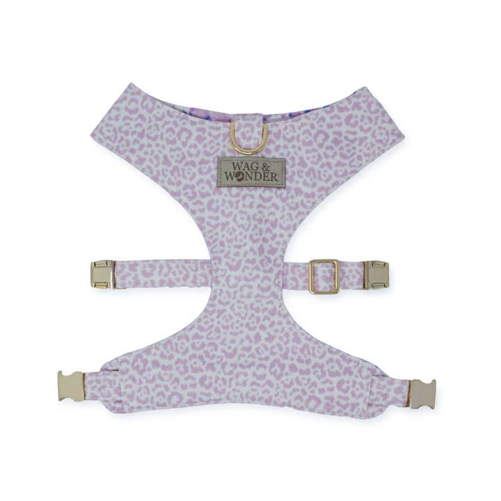 Wag & Wonder - Wholesale Pet Harness - Dog - French Lavender Reversible Dog Harness3
