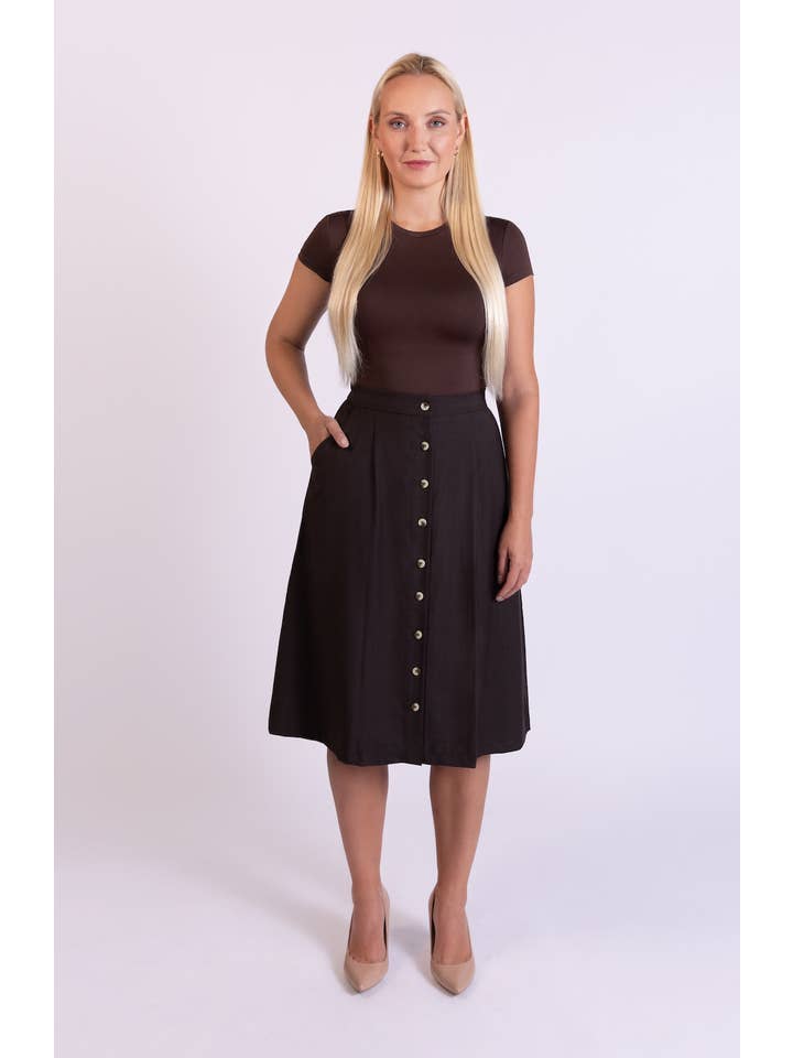 Aam The Label - Wholesale Skirt - Women's - The Wool Midi Skirt