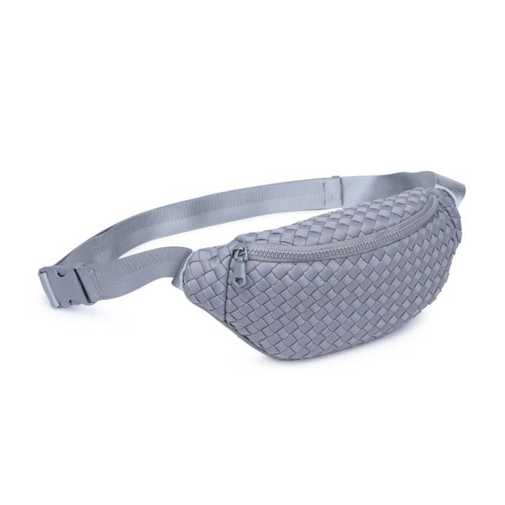 Sol and Selene - Vente Sac ceinture – femme - Sac banane tissé en néoprène Aim High28