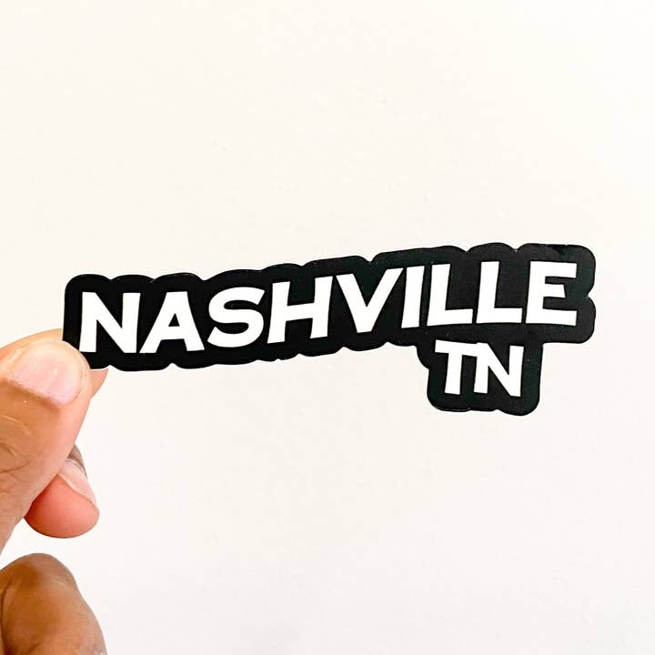 Wavy Nashville Sticker for wholesale by N.B. GOODS