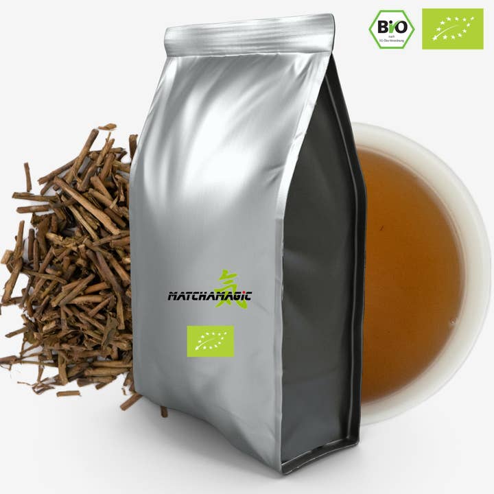 Biologische Hojicha - Premiumkwaliteit - Bulk (1 kg) voor wholesale door Matcha Magic