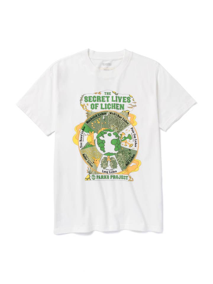 Marshmallow Secret Lives Of Lichen Tee for wholesale on Faire