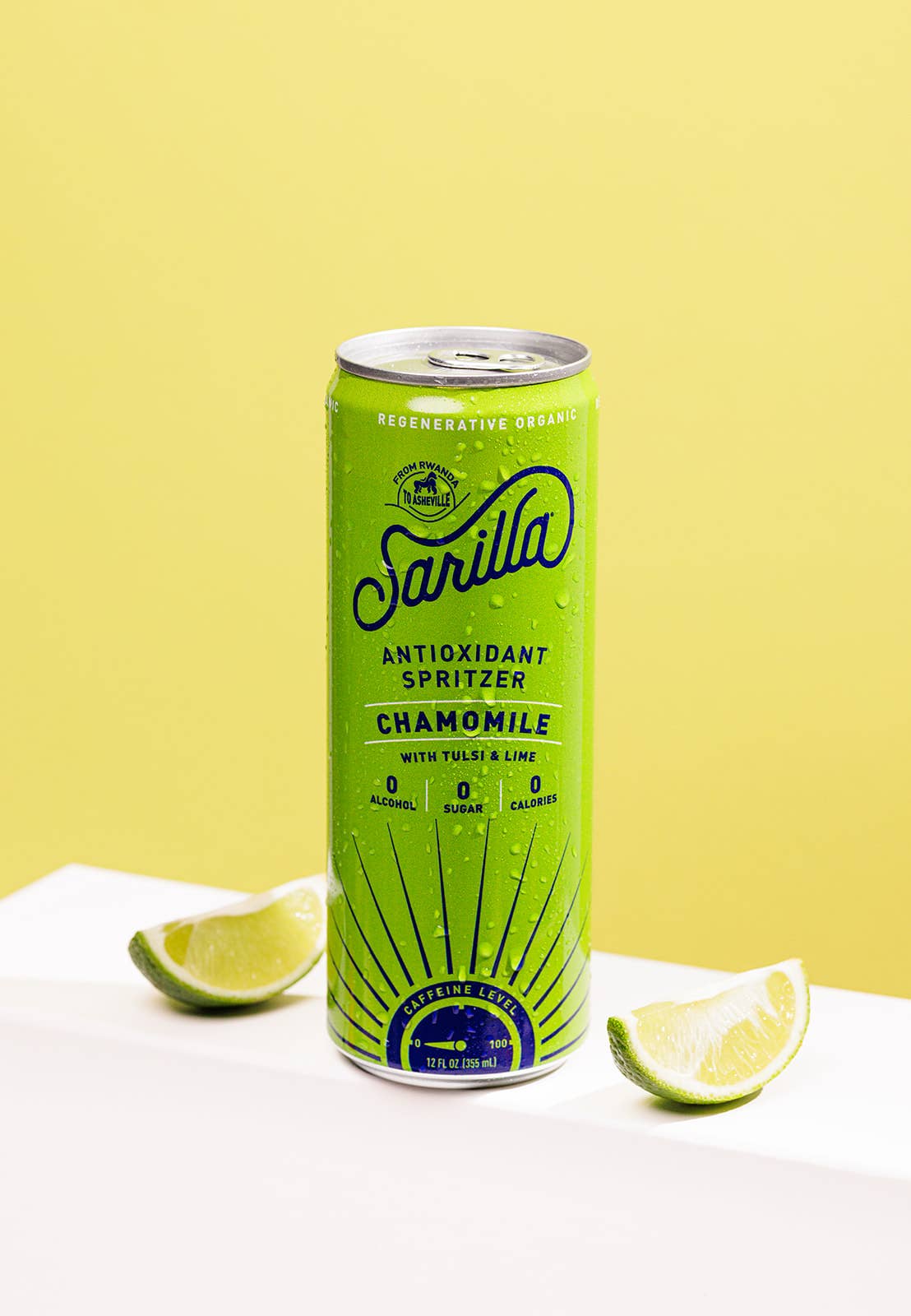 Sarilla - Wholesale Non-Alcoholic Aperitif/Mocktail - Relaxing Chamomile Lime Seltzer - No Natural Flavors3