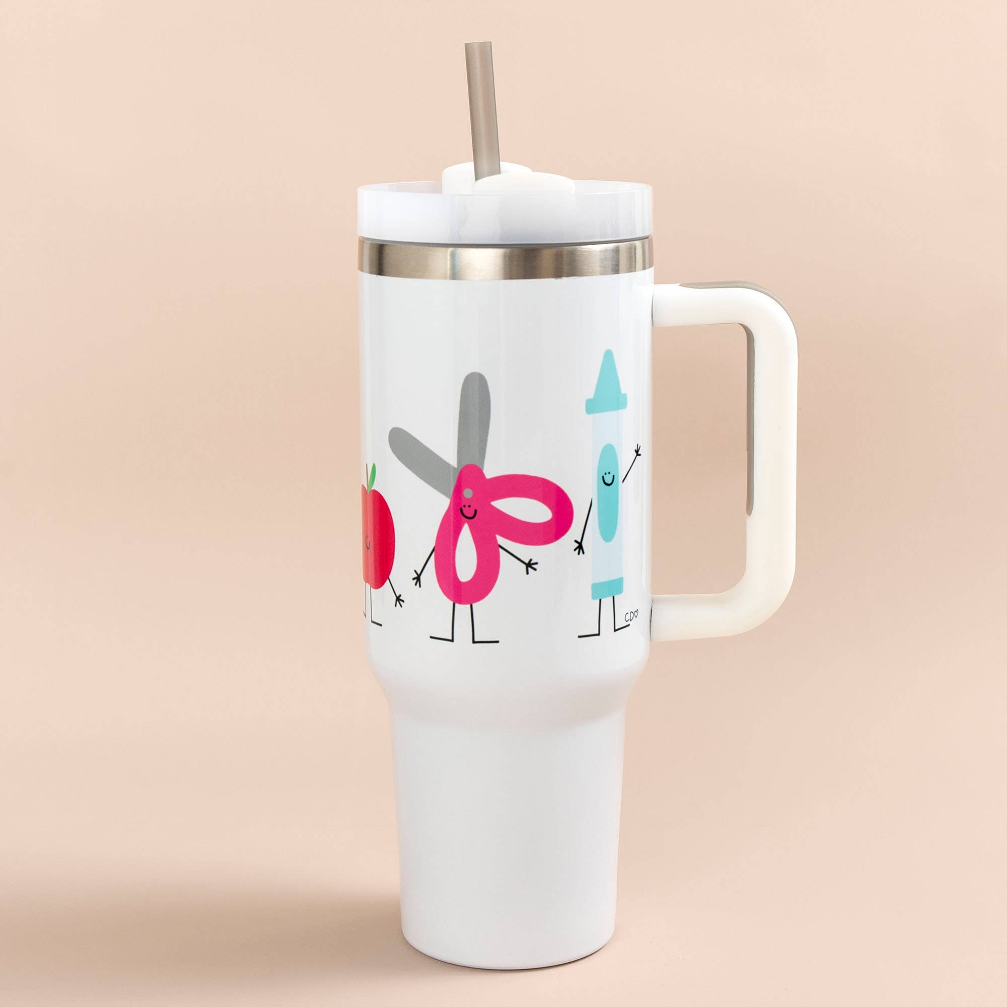 Callie Danielle – Großhandel Thermotasse/-becher – Trinkbecher 1,18 l mit Schulmotiven1