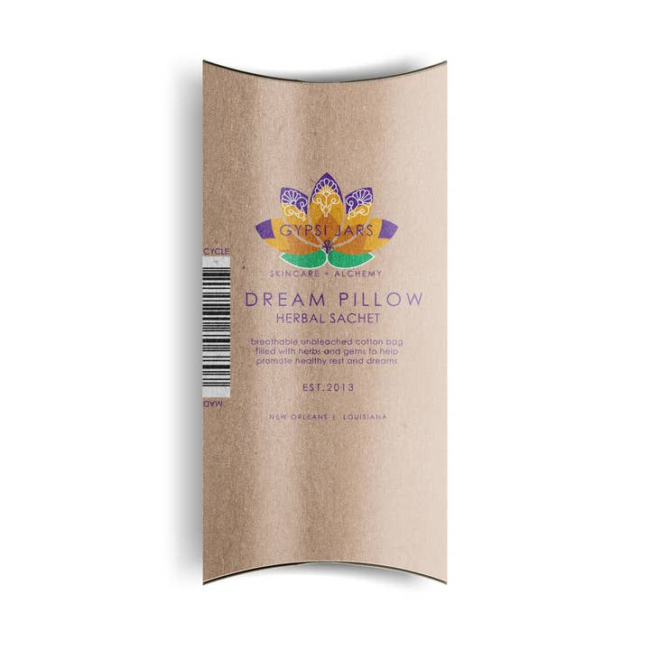 Dream Pillow for wholesale by Gypsi Jars Skincare + Alchemy