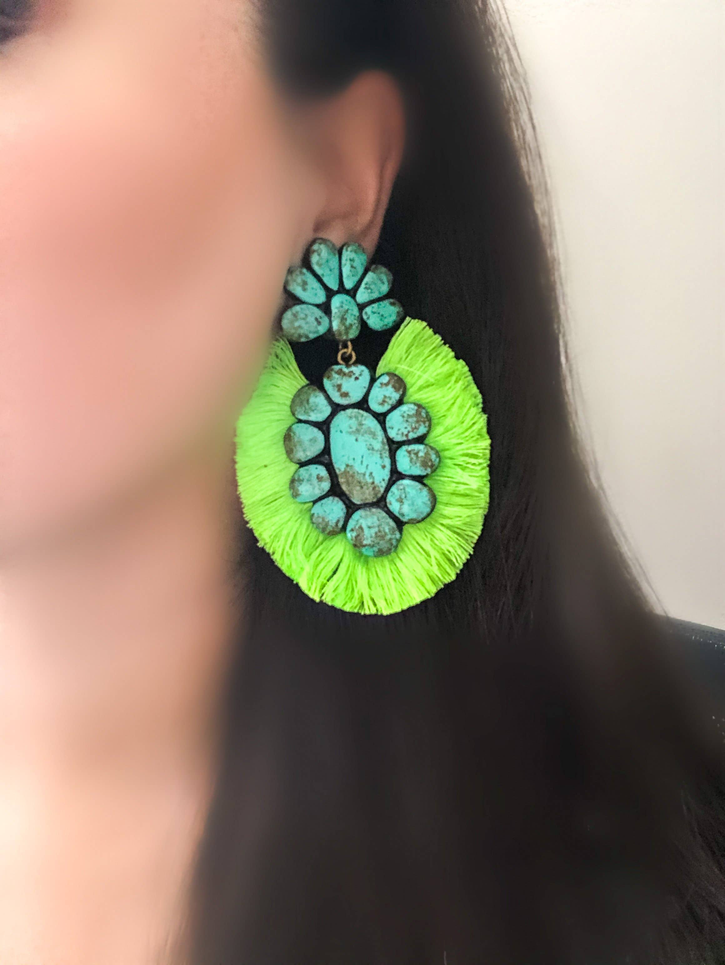 nomadic brunette earrings