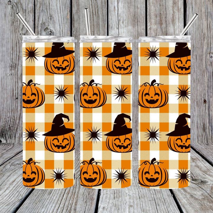 Plaid Pumpkin for wholesale by Darrow Designs