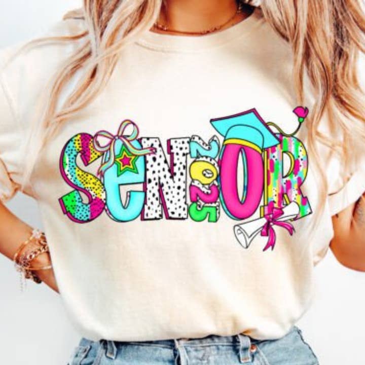 Senior 2025 Doodle for wholesale by Beyoutiful