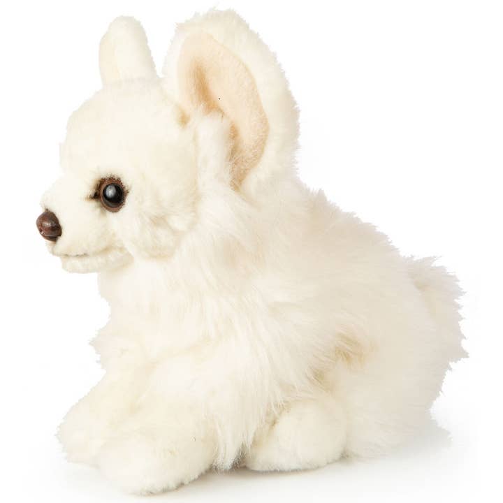 Uni Toys - Wholesale Stuffed/Plush Toy - Kids & Baby - Chihuahua (white) - with princess bag - cuddly/plush toy