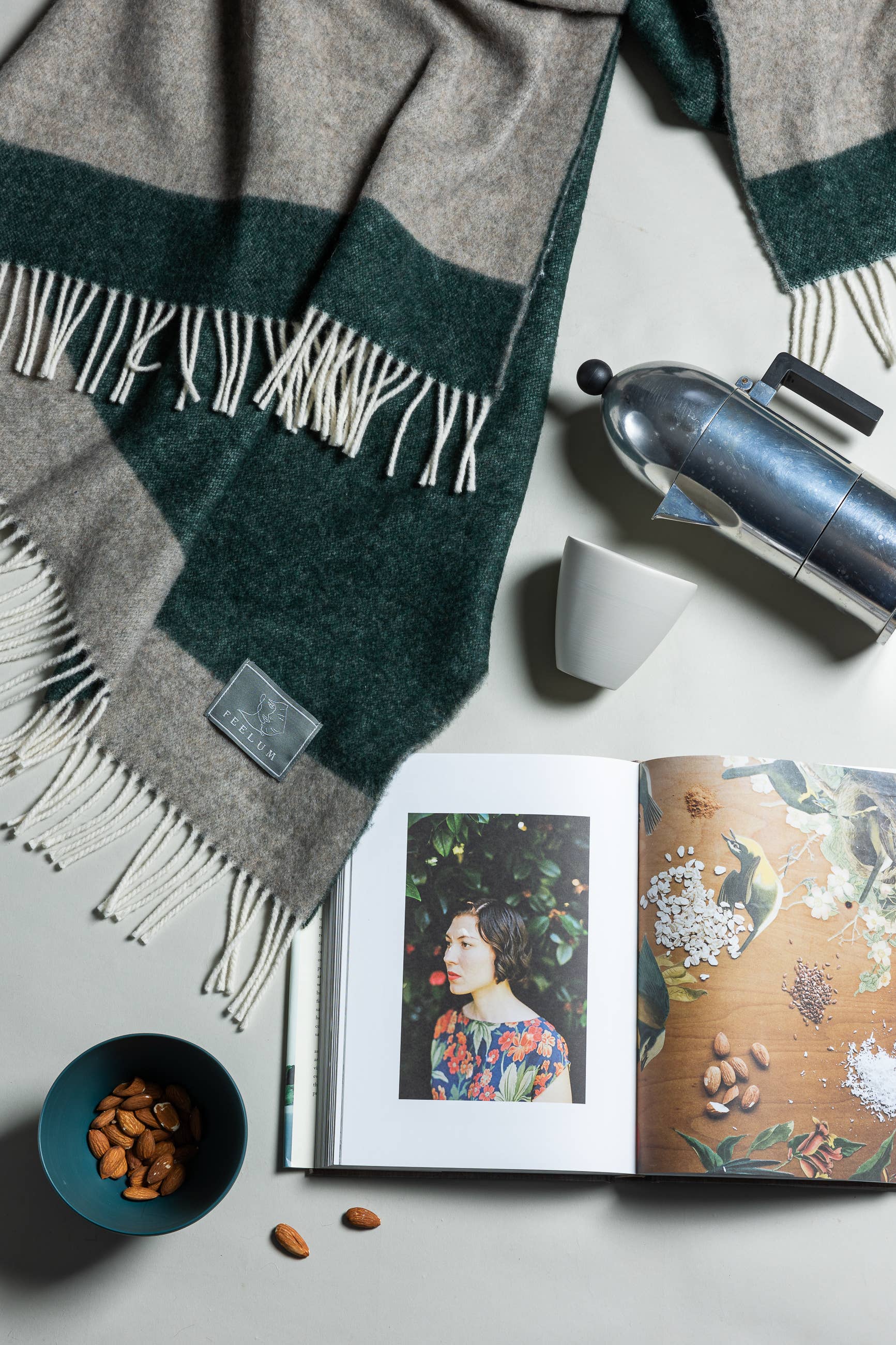 FEELUM homelinen by David Home srl - Wholesale Throw Blanket - TEOREMA plaid 15% cashmere 85% wool13