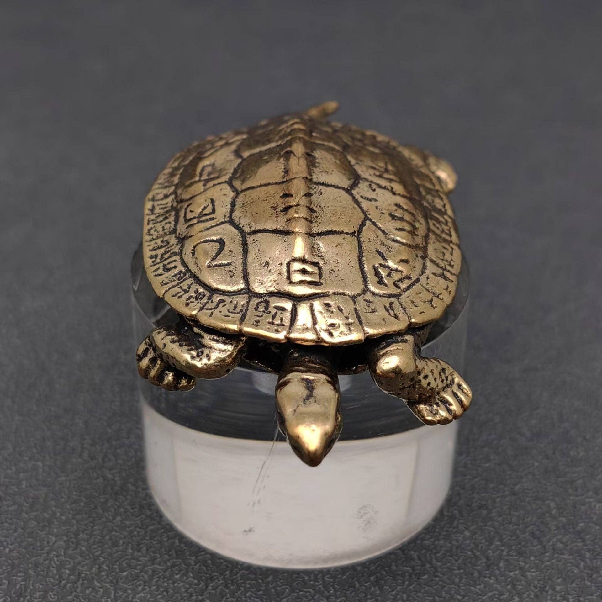 Mio Queena - Wholesale Decorative Figurine - Brass Chinese Divination Style Turtle Desktop Ornaments6