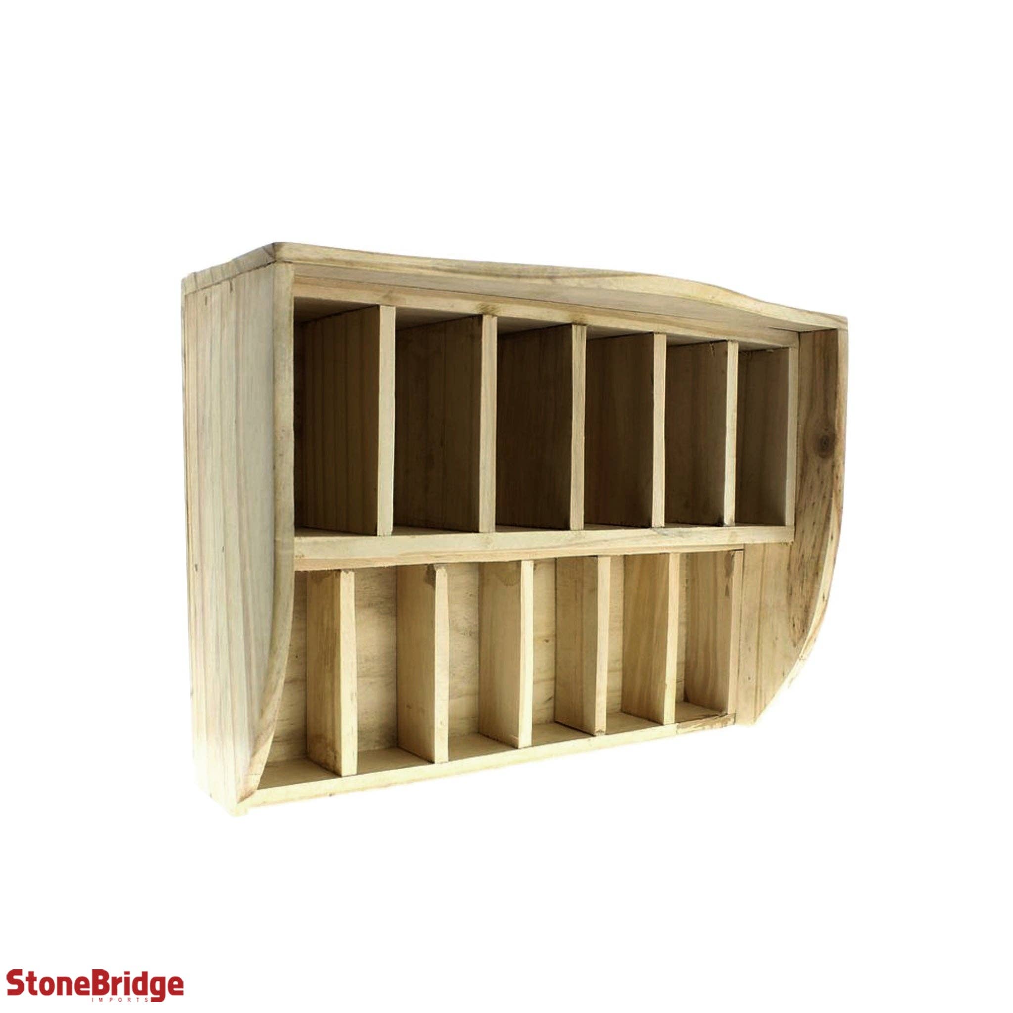Stonebridge Imports – wholesale Display shelf – Wooden Crystal Display Storage Rack3