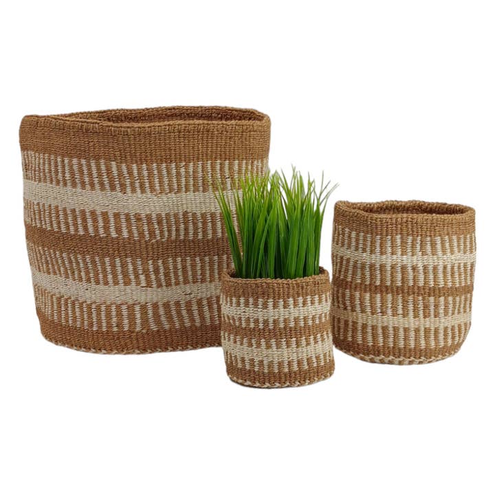 UTULIVU - Basket Planter set for wholesale by NinaNest Home gifts