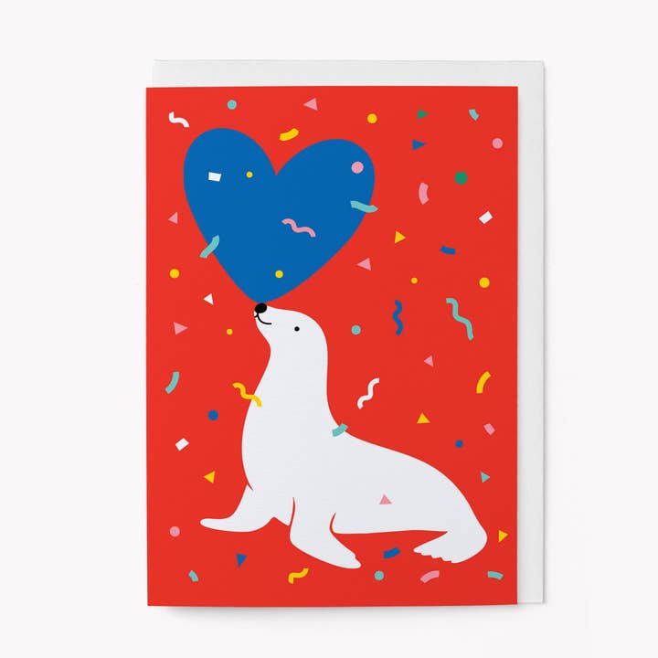 Försegla med kärlek - Djurdelar - Kärlekskort för wholesale av Graphic Factory